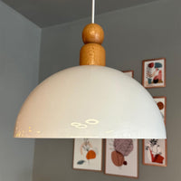 Pendelleuchte Yimpi Wulst Holz Metall