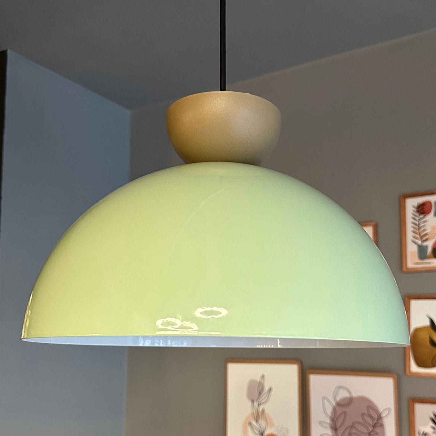 Hängelampe Yimpi 30 cm, Vintage Pendelleuchte