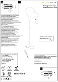 Stehlampe Elvon Ufo Kopf Moderne Dekorative Metall Stehlampe