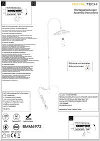 Stehlampe Risso Bewegender Ufo Kopf Moderne Dekorative Metall Stehlampe