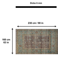 ENBER Bedruckter Teppich Chenille-Druck Maschinell Hergestellt