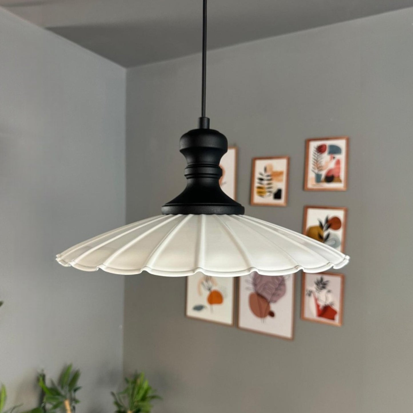 Pendelleuchte Risso Metall Ø34cm, Modern Hängelampe