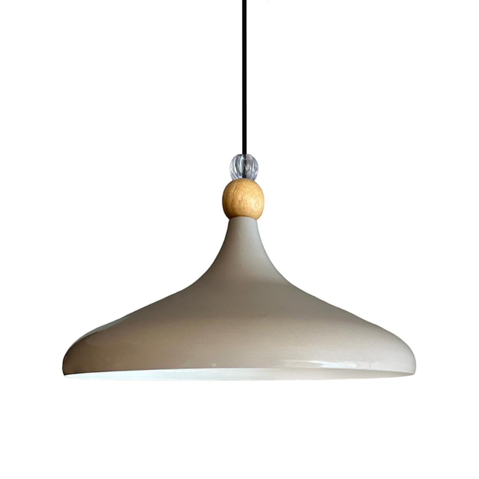 Pendelleuchte Champion Holz Metall, Modern Hängelampe