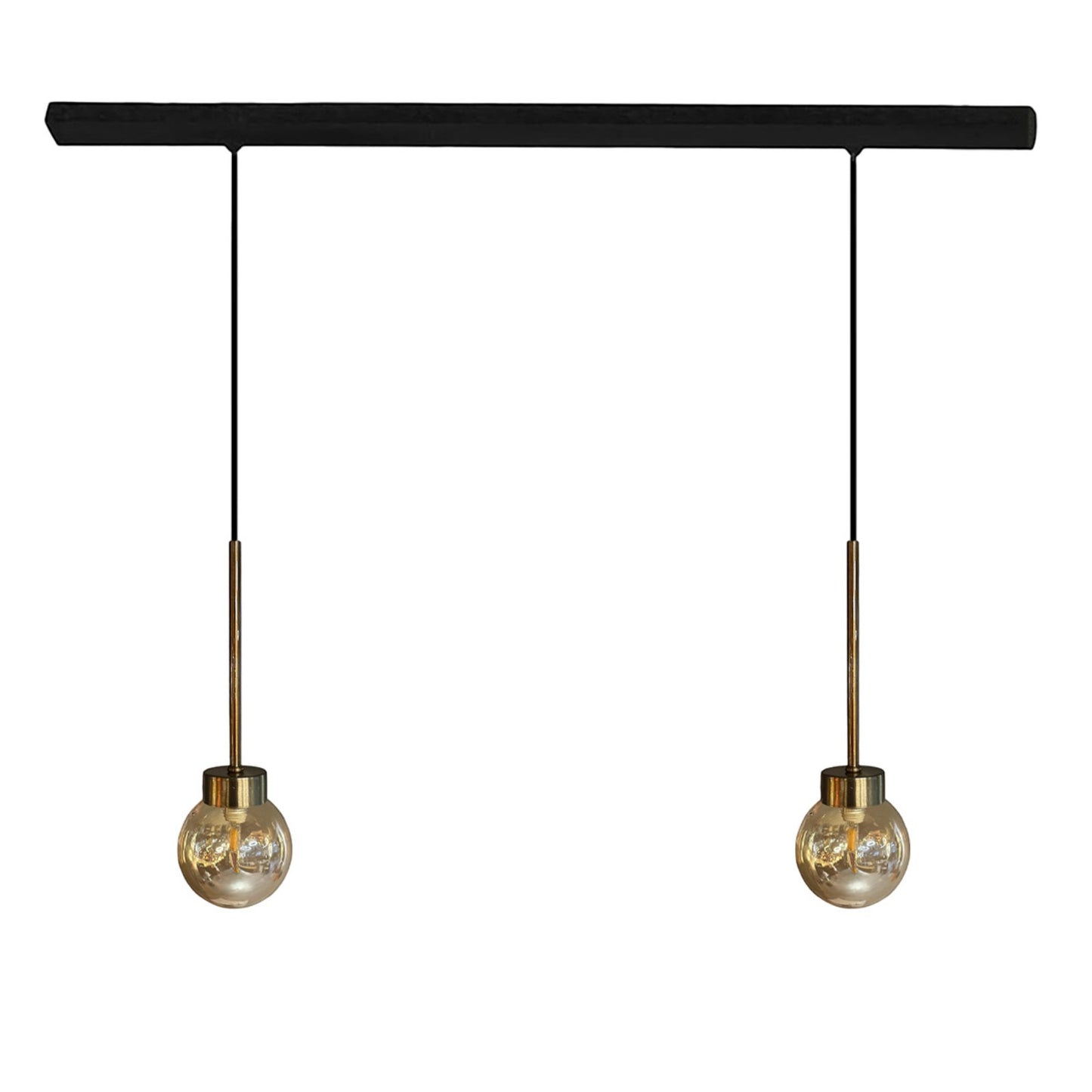 Pendelleuchte Pendelleuchte Petite Glas, Retro Hängelampe ohne Leuchtmittel