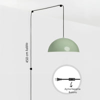 Pendelleuchte Lipeo mit Stecker Metall, Modern Hängelampe