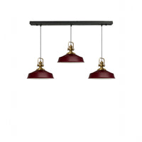 Pendelleuchte Trio Metall Ø35cm, Retro Hängelampe