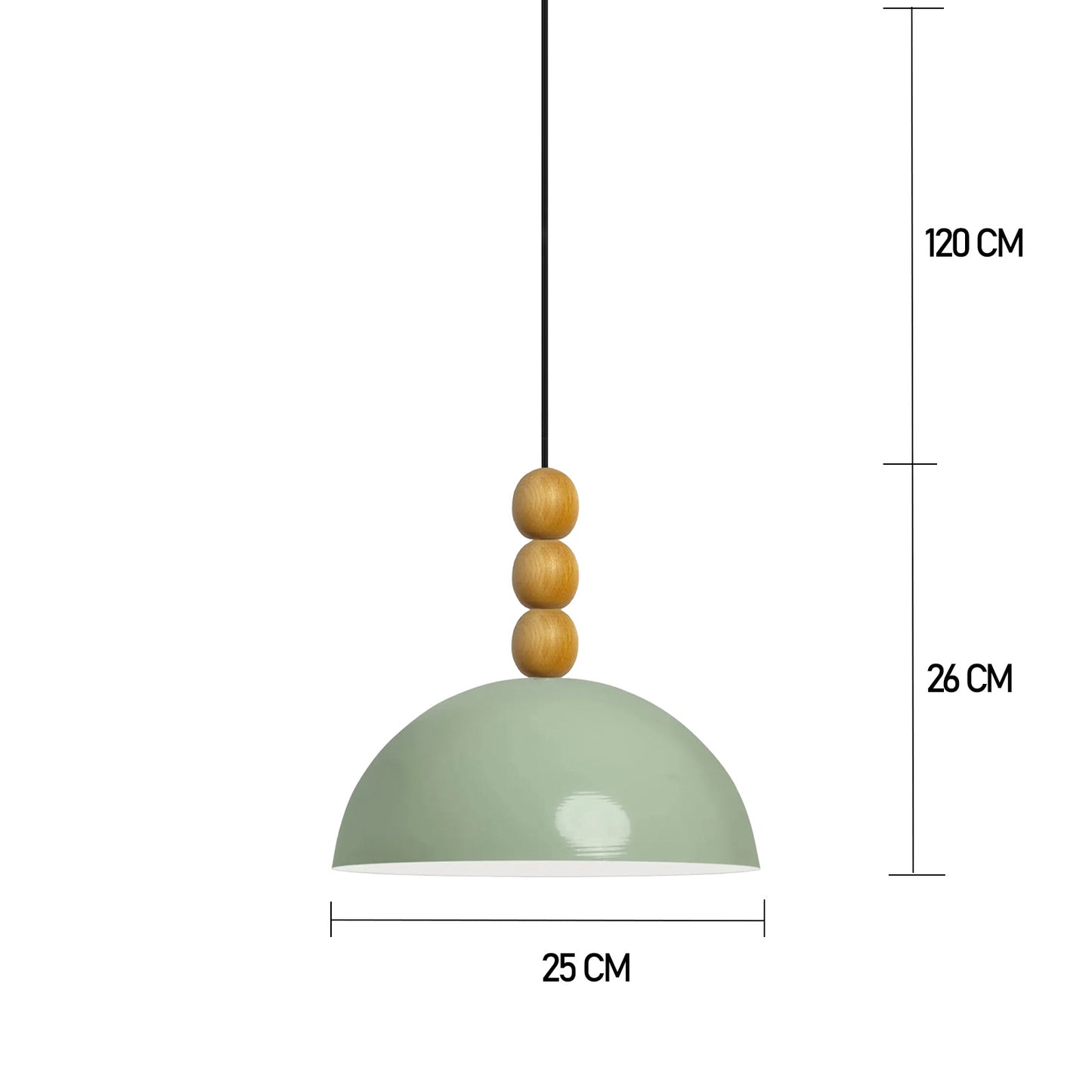 Pendelleuchte Bamyum Hängelampe Vintage Ø26 cm E27 Metall Lampe