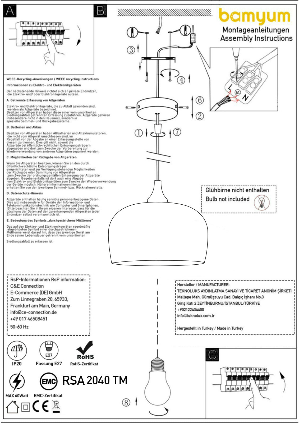 Lampe de table champignon en métal