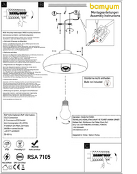 Plafonnier en métal avec 1 lampe