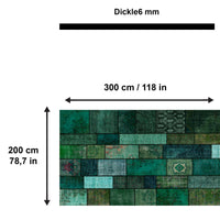 Trunk Bedruckter Teppich Chenille-Druck Maschinell Hergestellt