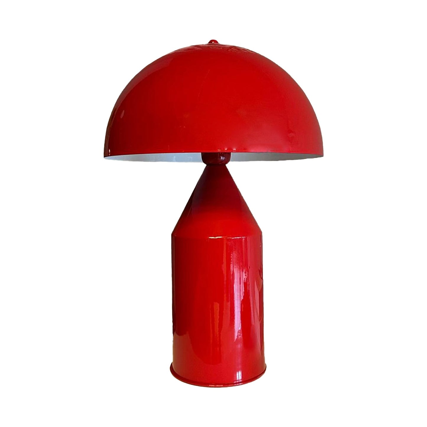 Lampe à poser champignon métal