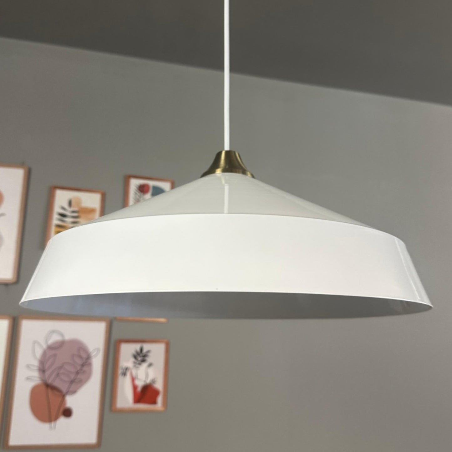 Pendelleuchte Lema Metall Ø37,5 cm, E27, Vintage Lampe