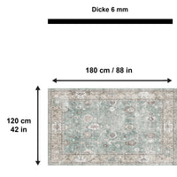 Zuleo Bedruckter Teppich Chenille-Druck Maschinell Hergestellt