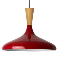 Champion Pendelleuchte aus Holz, 35 cm Hängelampe Metall E27 Moderne Lampe