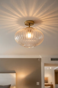 Deckenleuchte Elegant Glas Retro Deckenleuchte