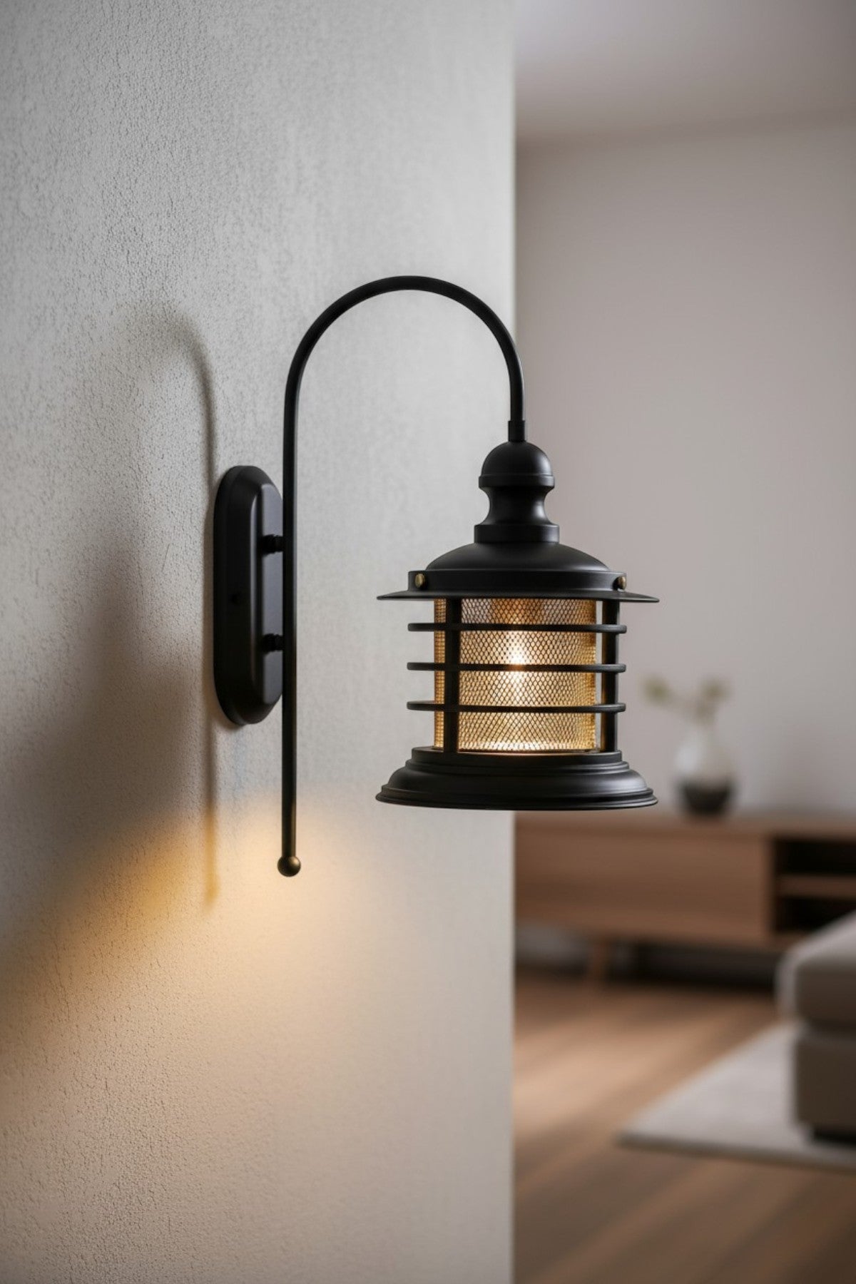 Wandleuchte Champion Wandleuchte Innen Metall, Wohnzimmer Vintage Wandlampe Innen