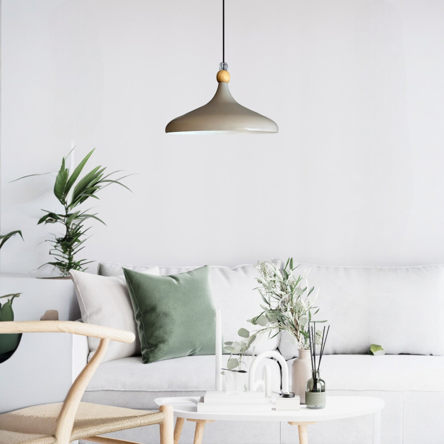 Pendelleuchte Champion Holz Metall, Modern Hängelampe