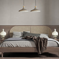 Pendelleuchte Champion Holz Metall, Modern Hängelampe