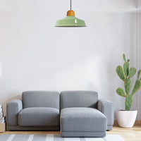 Pendelleuchte Bamyum Asletl Deckenpendelleuchte aus Holz 41cm Metall Vintage Lampe