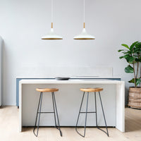 Pendelleuchte Champion Doppelter Kronleuchter Holz Metall Modern Pendelleuchte