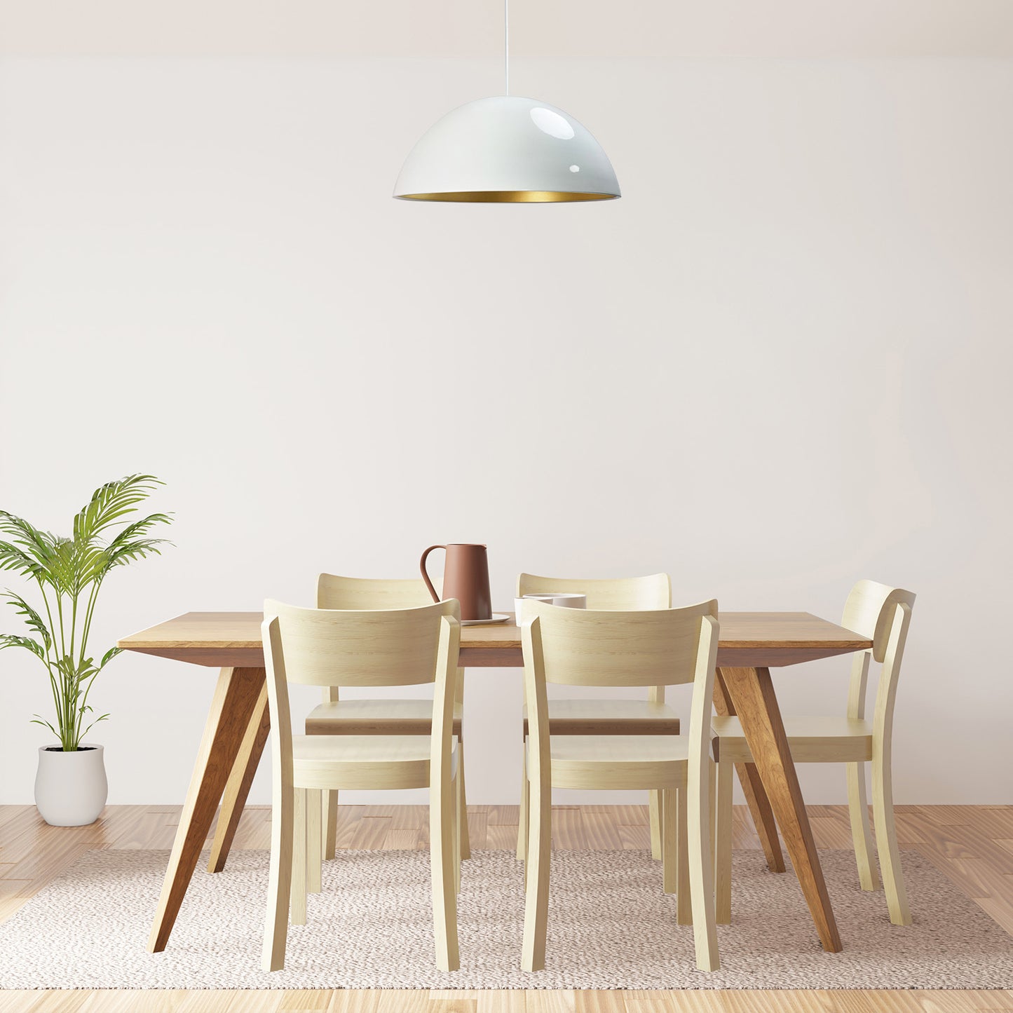 Pendelleuchte Bamyum Pendelleuchte Groß I Lipeo I Ø50 cm Hängelampe Modern Lampe