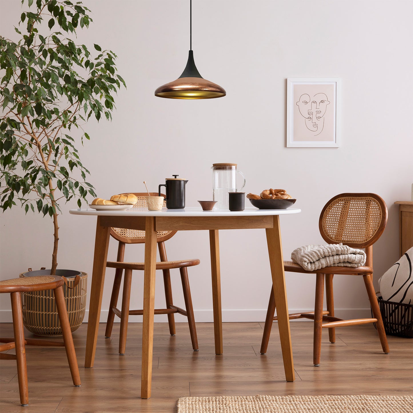 Pendelleuchte Paladin Metall Ø35cm, Modern Hängelampe