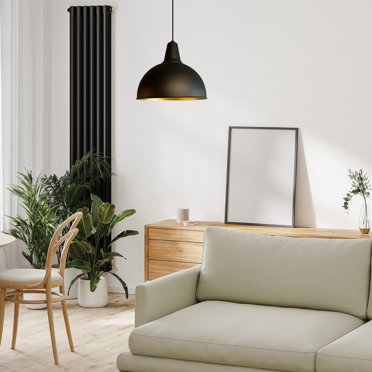 Pendelleuchte Yimpi Metall Ø30cm, Modern Hängelampe