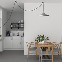 Pendelleuchte Champion Pendelleuchte mit Stecker 35 cm, Metall mit 450 cm Kabel