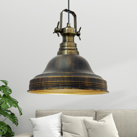 Bamyum Ulmete Industrial Vintage Metall Hängelampe