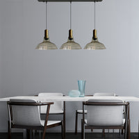 Pendelleuchte Vishi Einzelner Glas-Kronleuchter Trio Retro Pendelleuchte