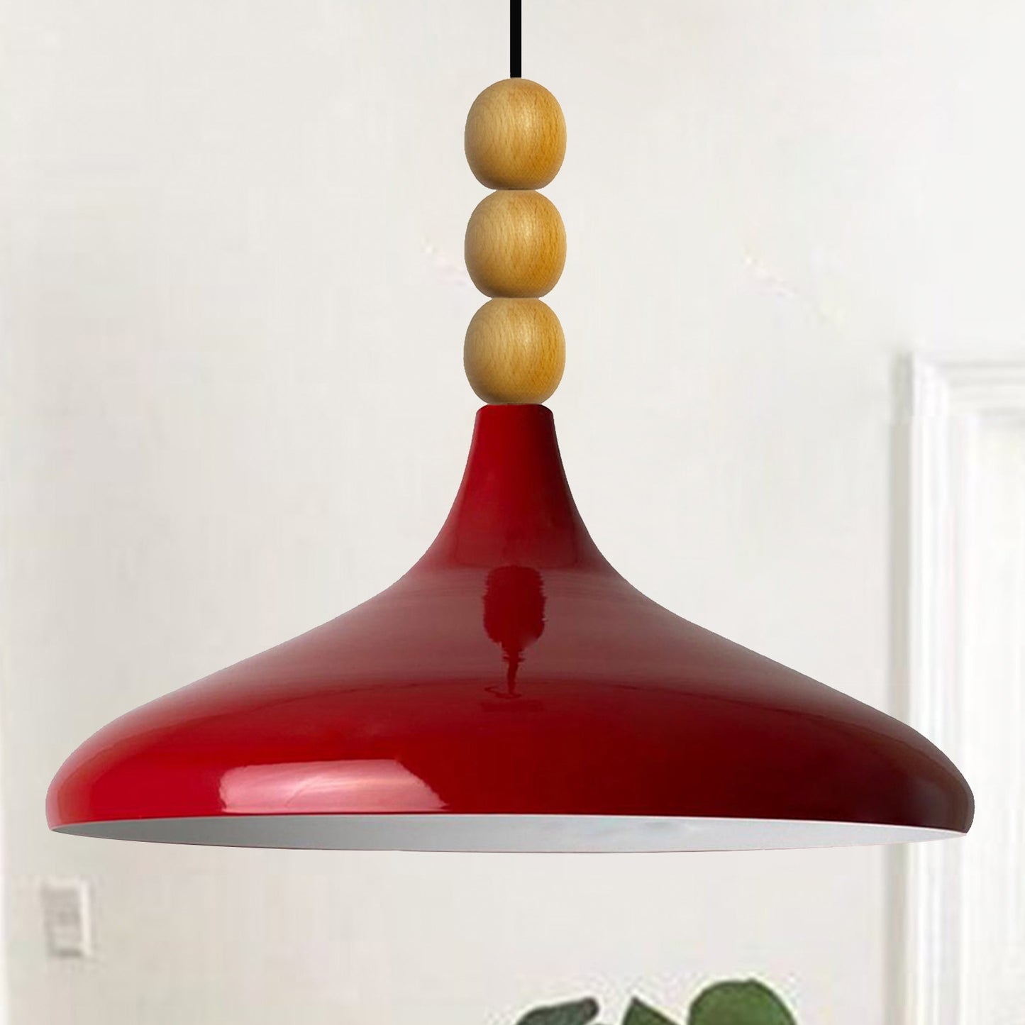 Lumière pendante d'île de cuisine de perle scandinave