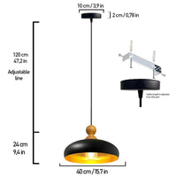 Bamyum Hängelampe Esttisch Modern Esszimmerlampe