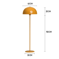 Stehlampe Moderne Stehlampe aus Metall mit E27, verstellbarer Lampenschirm