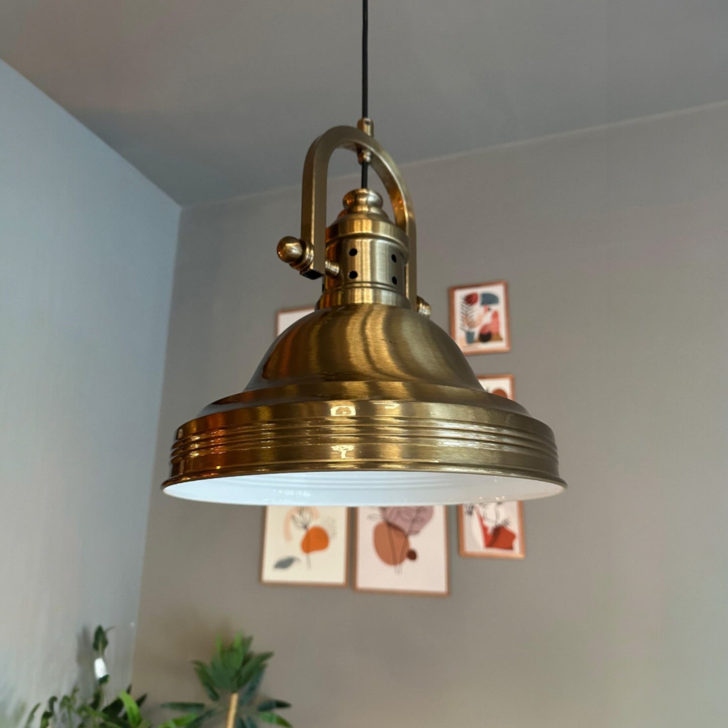 Pendelleuchte Asletl Hängelampe Industrial aus Metall Ø40 cm, Pendelleuchte Esstisch