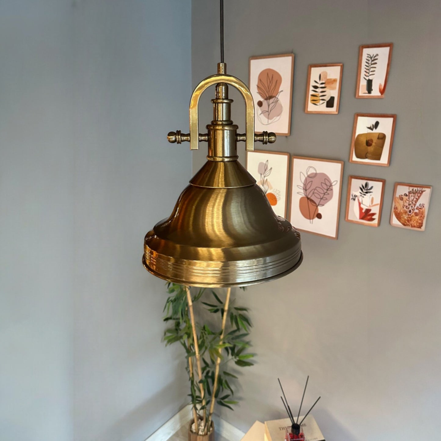 Pendelleuchte Asletl Hängelampe Industrial aus Metall Ø40 cm, Pendelleuchte Esstisch