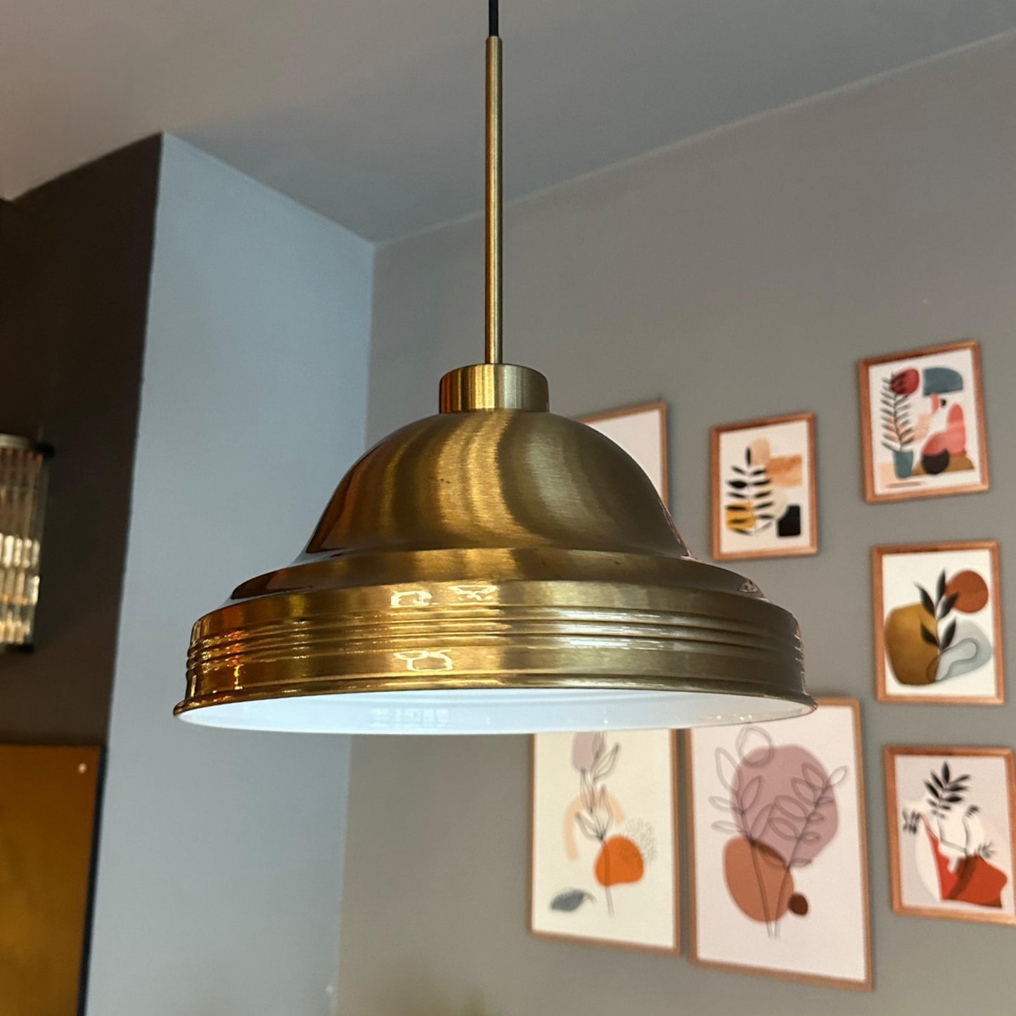 Pendelleuchte Asletl Hängelampe Industrial aus Metall Ø40 cm, Pendelleuchte Esstisch