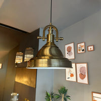 Pendelleuchte Asletl Hängelampe Industrial aus Metall Ø40 cm, Pendelleuchte Esstisch