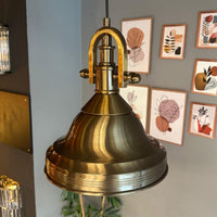 Pendelleuchte Asletl Hängelampe Industrial aus Metall Ø40 cm, Pendelleuchte Esstisch